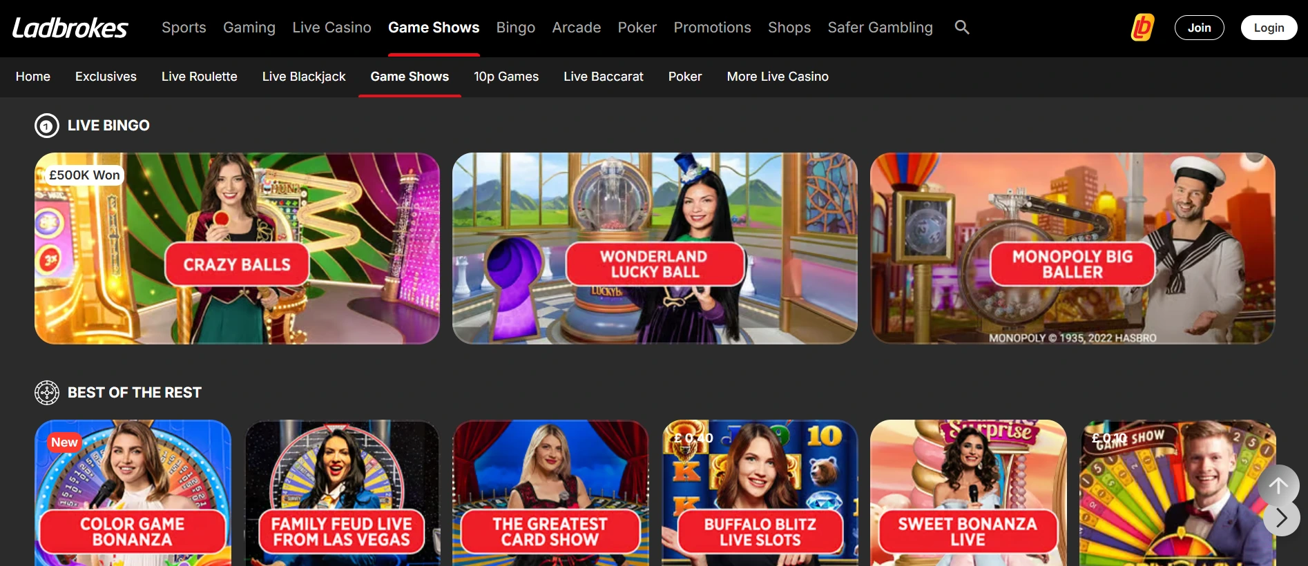 Ladbrokes casino